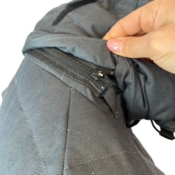 Columbia Omni-Shield Women's Long Down Puffer Gray Removable Hood Size Small - Picture 7 of 11